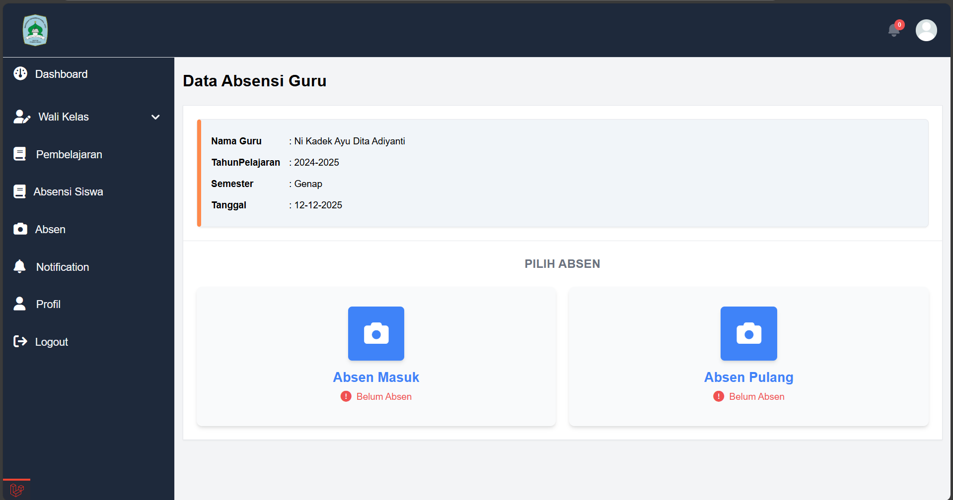 Web Absensi Prmbelajaran Siswa Dan Guru 5