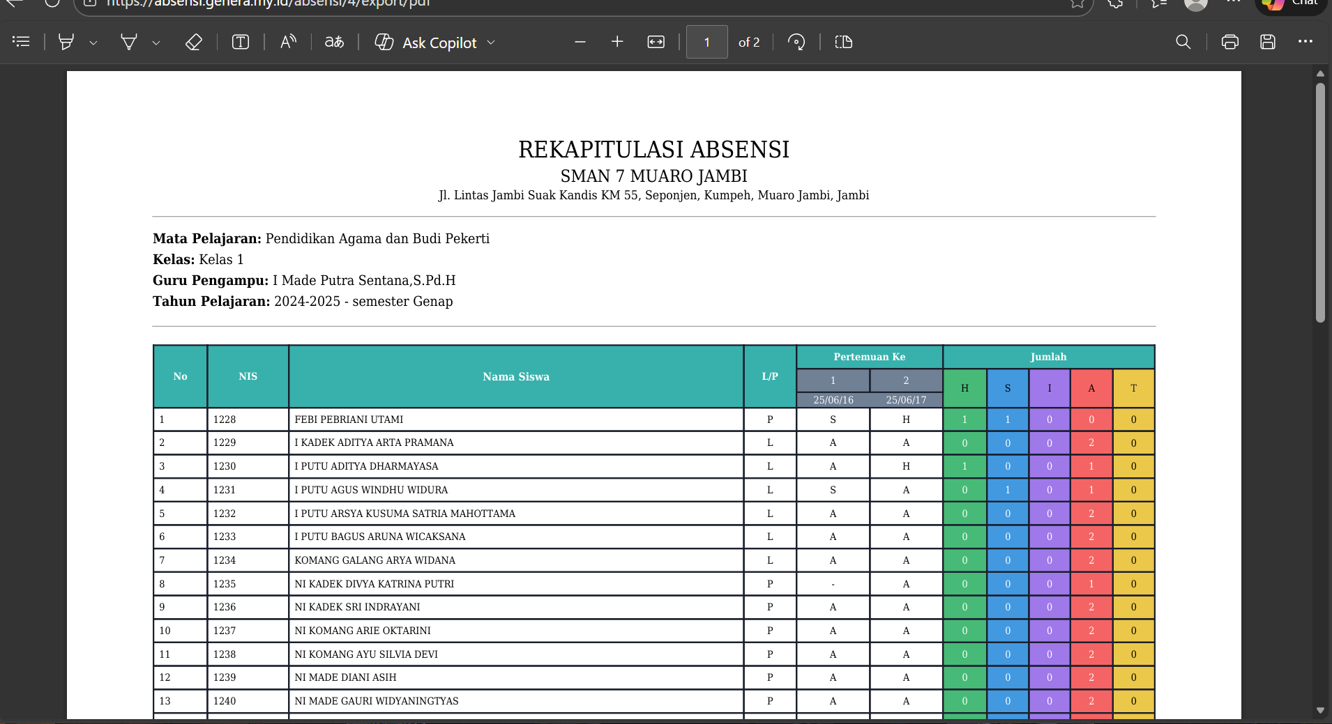 Web Absensi Prmbelajaran Siswa Dan Guru 3