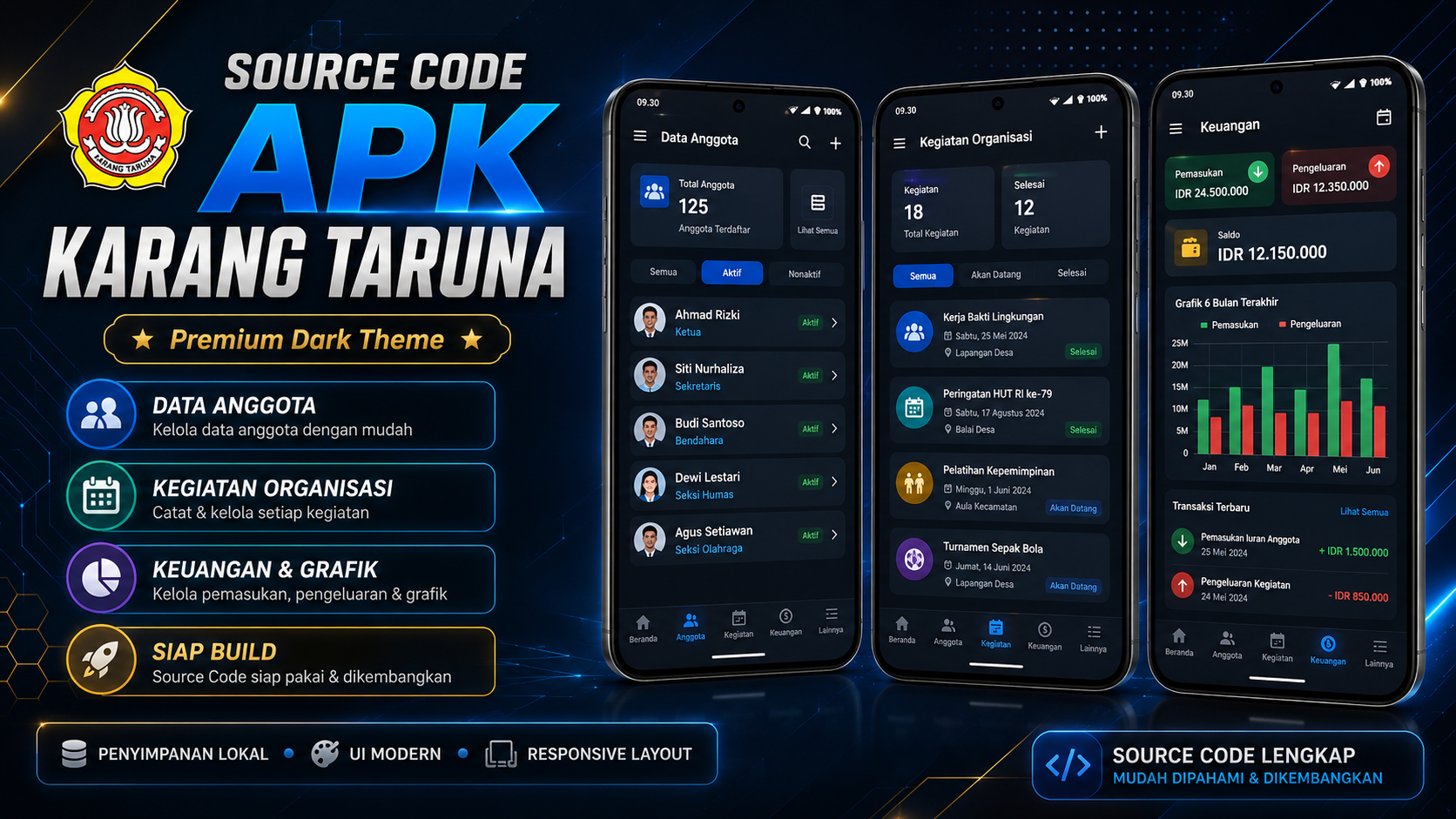 APK KarangTaruna – Aplikasi Manajemen Organisasi Karang Taruna Modern
